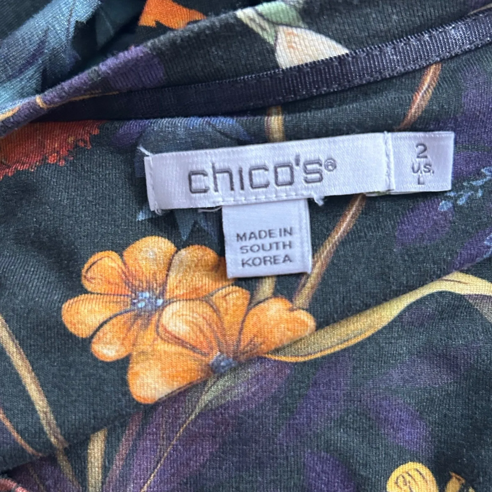 Chicos Whimsygoth Top Large or 2 - Image 3