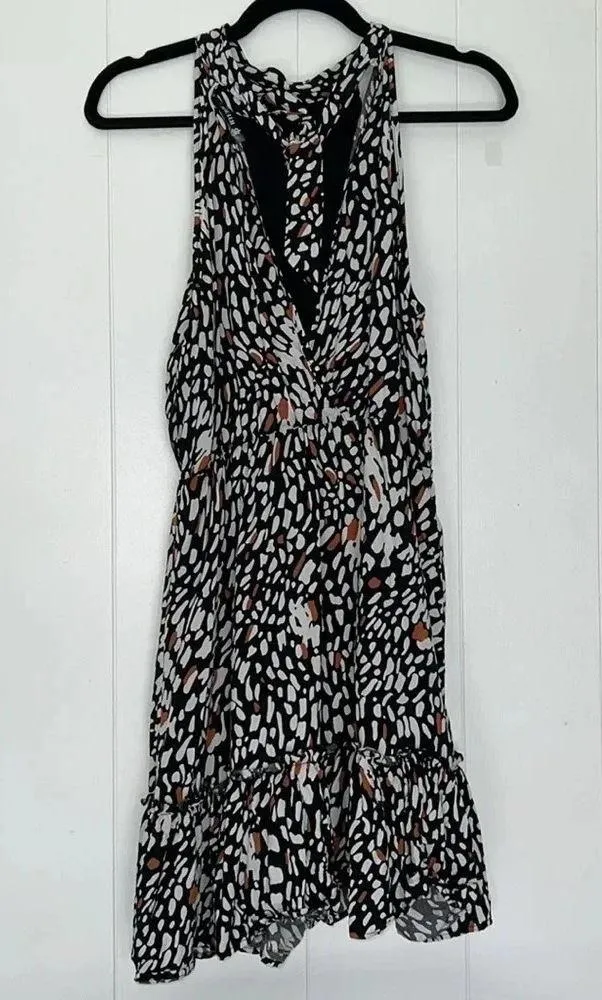 BTFBM Women’s Halter Neck Tie Mini Dress Y11 Size M - Image 2