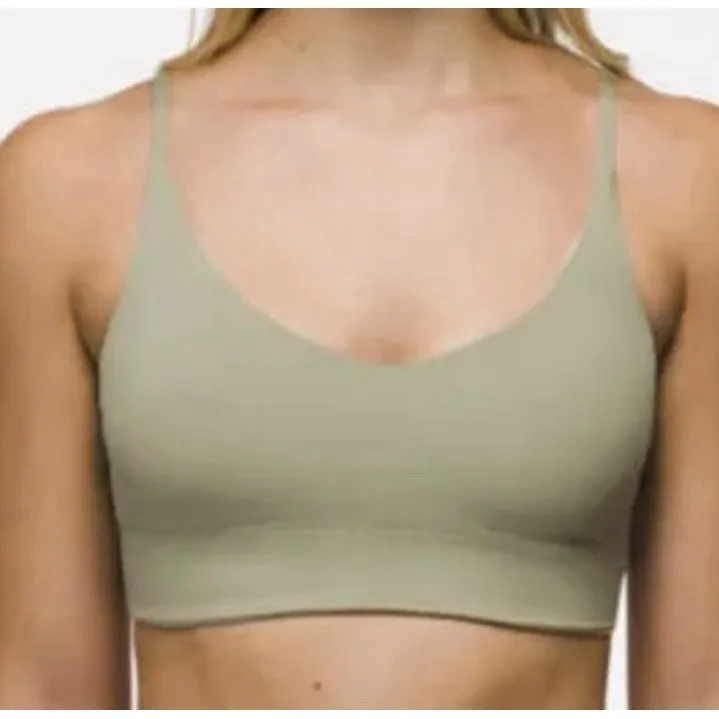 prAna Swim Top Willow Falls Reversible Mirage Blue Print Green Bikini Top Small - Image 3