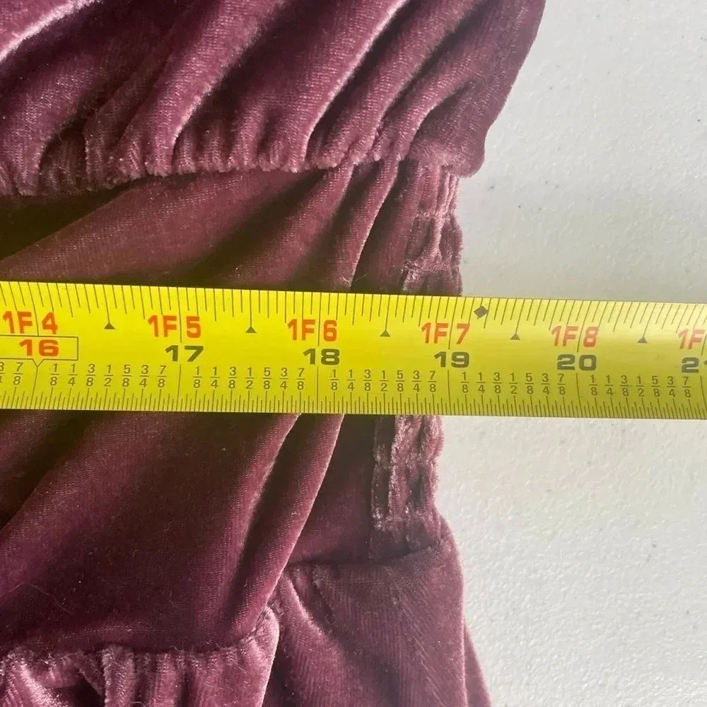 TERRA SKY Crushed‎ Velvet Purple Dress NWT 1X 16/18 0103 - Image 13
