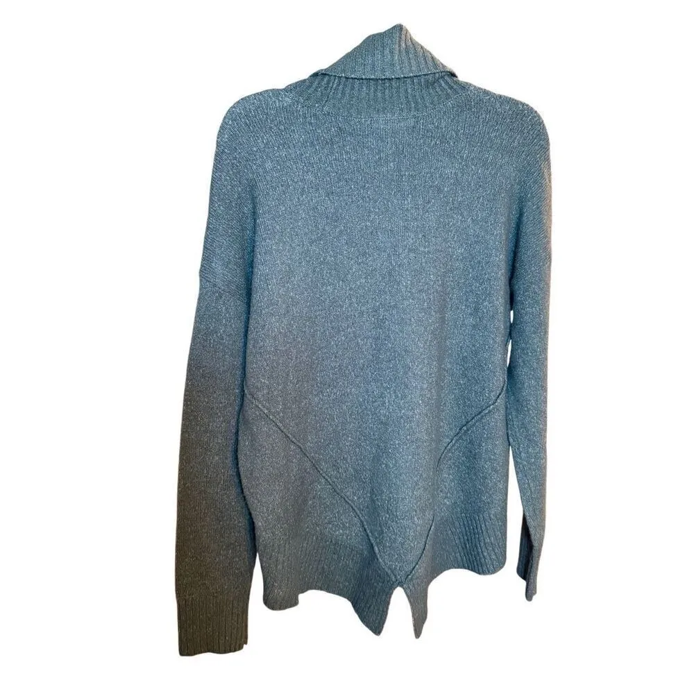 Romeo + Juliet Couture women’s charcoal gray turtleneck chunky knit sz M - Image 8