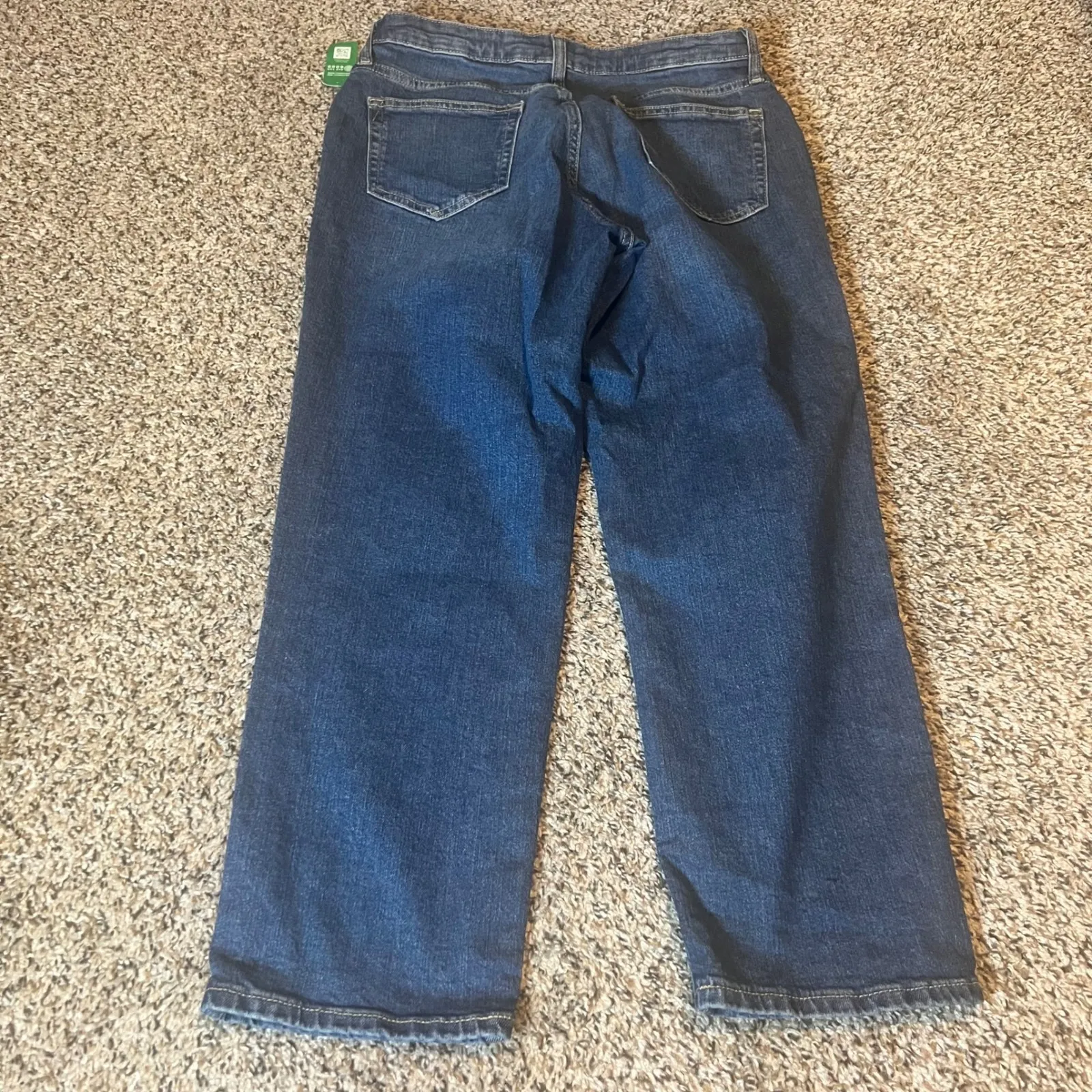 GAP Maternity Jeans Blue Wash Cropped Straight Leg Size 29/8 Short - Image 8