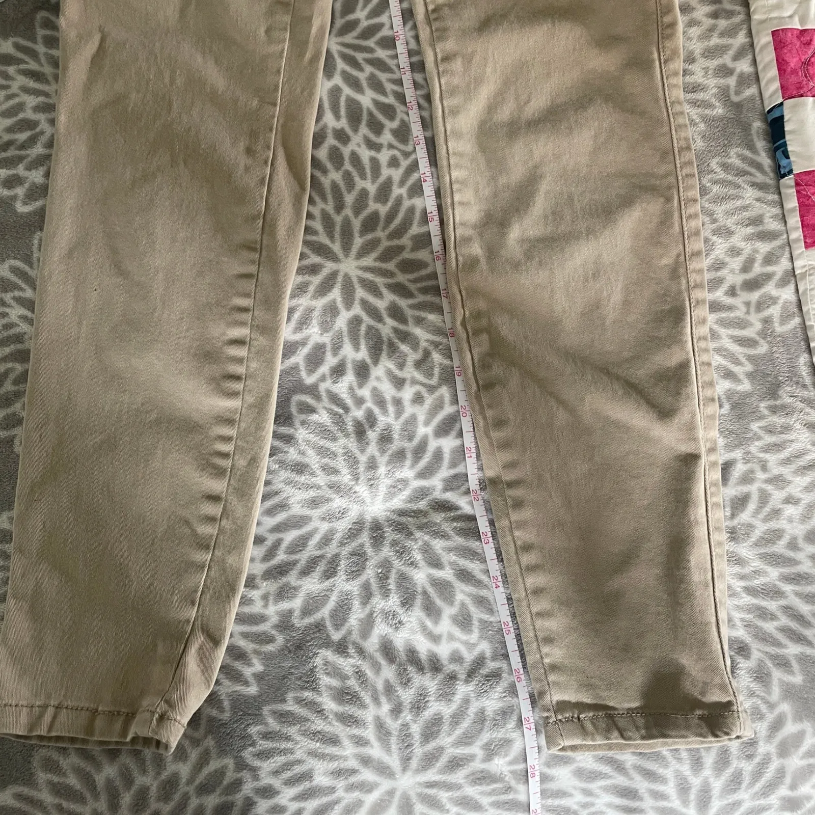 Aeropostale Khaki Chino Pants Size 00 Reg Skinny Leg Academia Preppy Y2K Prep - Image 7