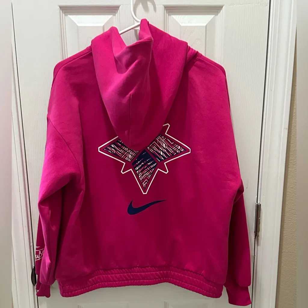NIKE Giannis Antetokounmpo Basketball Hoodie pink size XL - Image 3