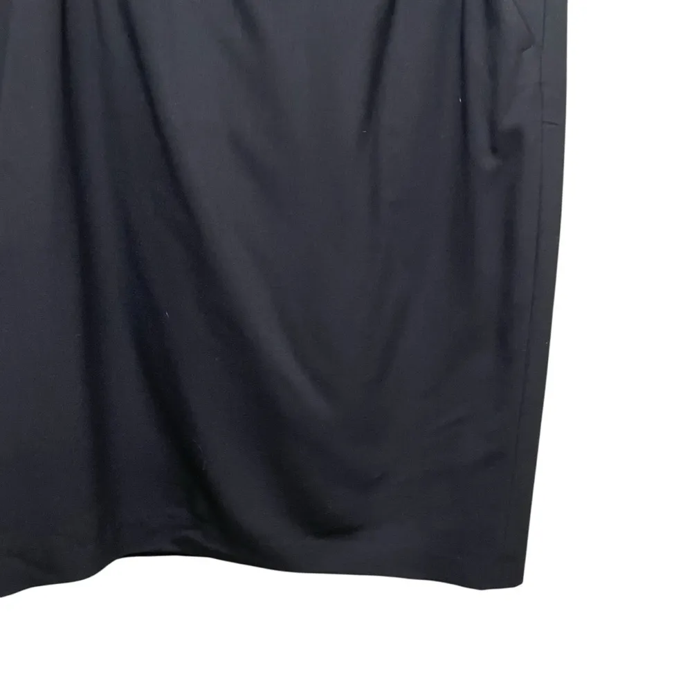 Armani Collezioni Black Pencil Skirt Size 14 / TG 50 Made in Italy - Image 5