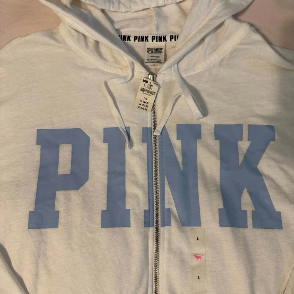 PINK Victorias Secret Y2K zip up Jacket - Image 3