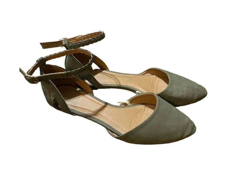 Nicole NKeller pointed toe sandals Green Size 7.5 - Image 4