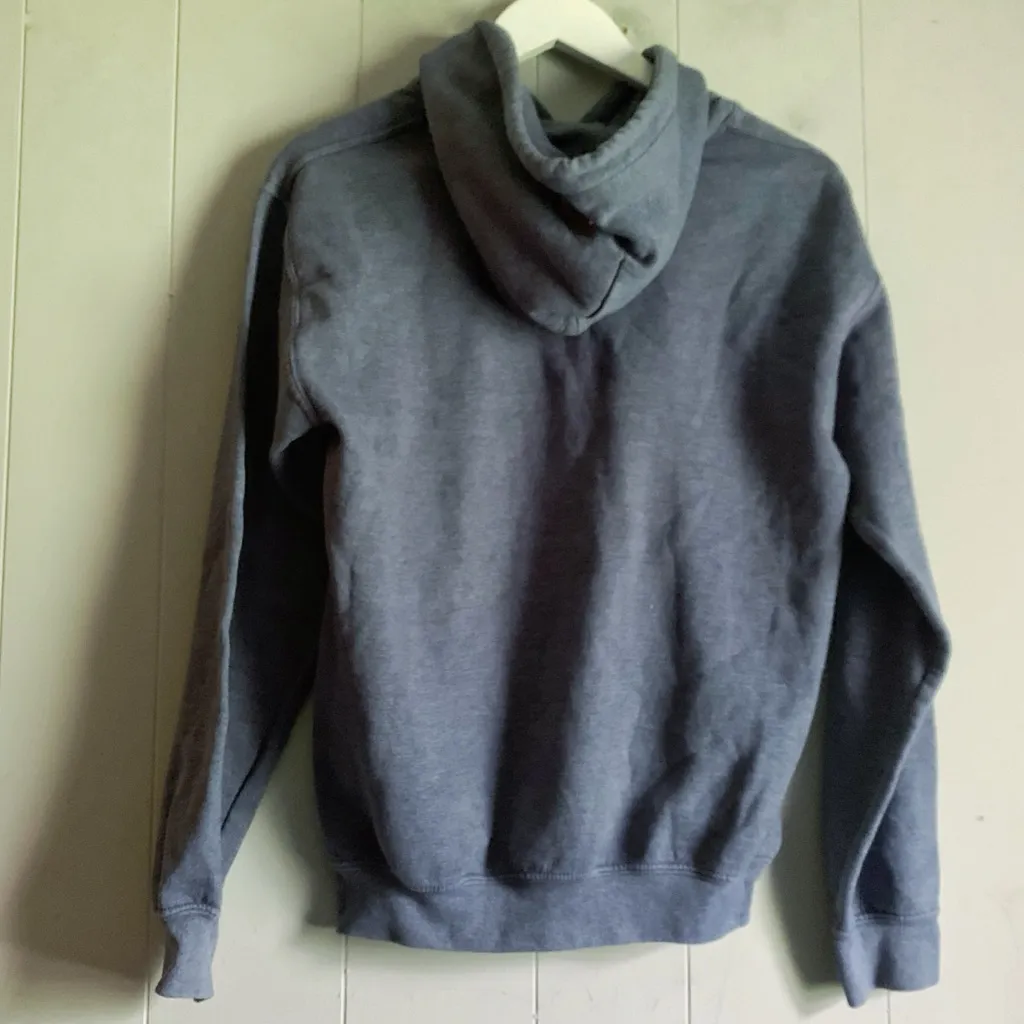 Love From Chicago Graphic Tourist Hoodie S Blue - Image 2