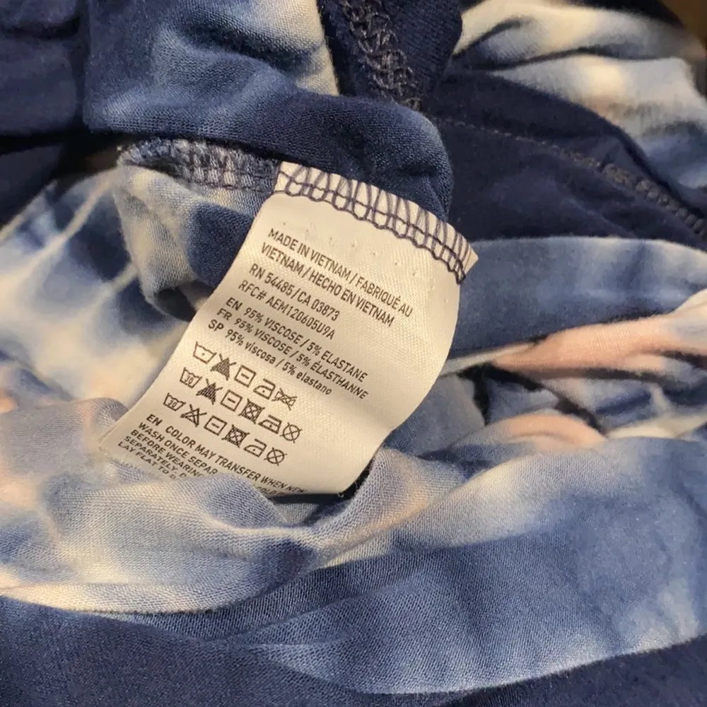 AMERICAN EAGLE OUTFITTERS Blue, Pink & White Soft & Sexy Long Sleeve-XS - Image 3