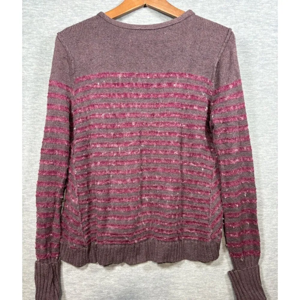 Free People Striped Wool Angora Blend‎ Sweater Womens S - Image 6