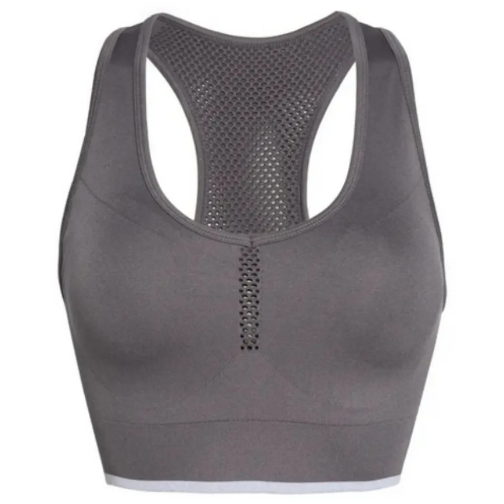 💕ZELLA💕 Pulse Seamless Sports Bra ~ Grey Forged Small S NWT - Image 6