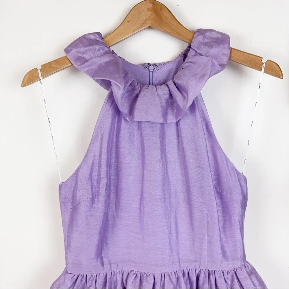 Elliatt NWT Purity Peplum Maxi Dress in Lilac Purple Size Small - Image 4