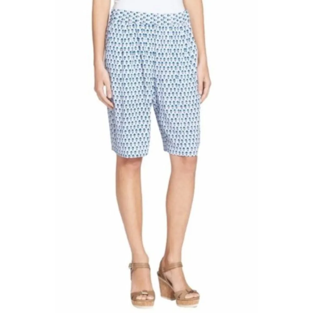 Rebecca Taylor Shorts 6 NWT Ditsy Tulip Floral Printed Vacation Tropical Summer - Image 3