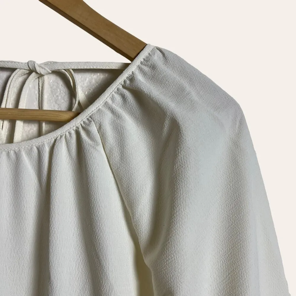 Hill House Simone Long Sleeve Maxi Dress in Coconut Milk Size L - Image 9