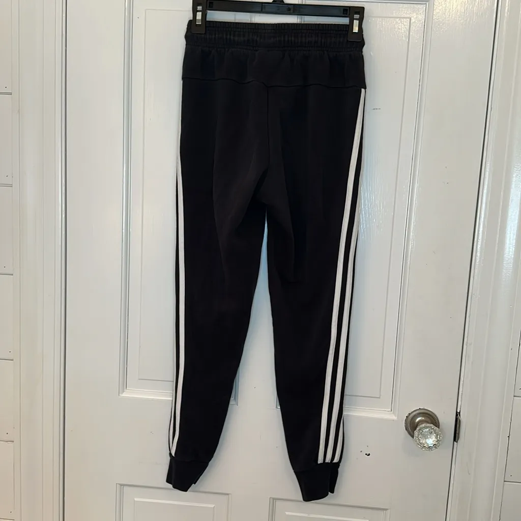 Adidas Drawstring Joggers Off‎ Black/White size XS NWT - Image 4