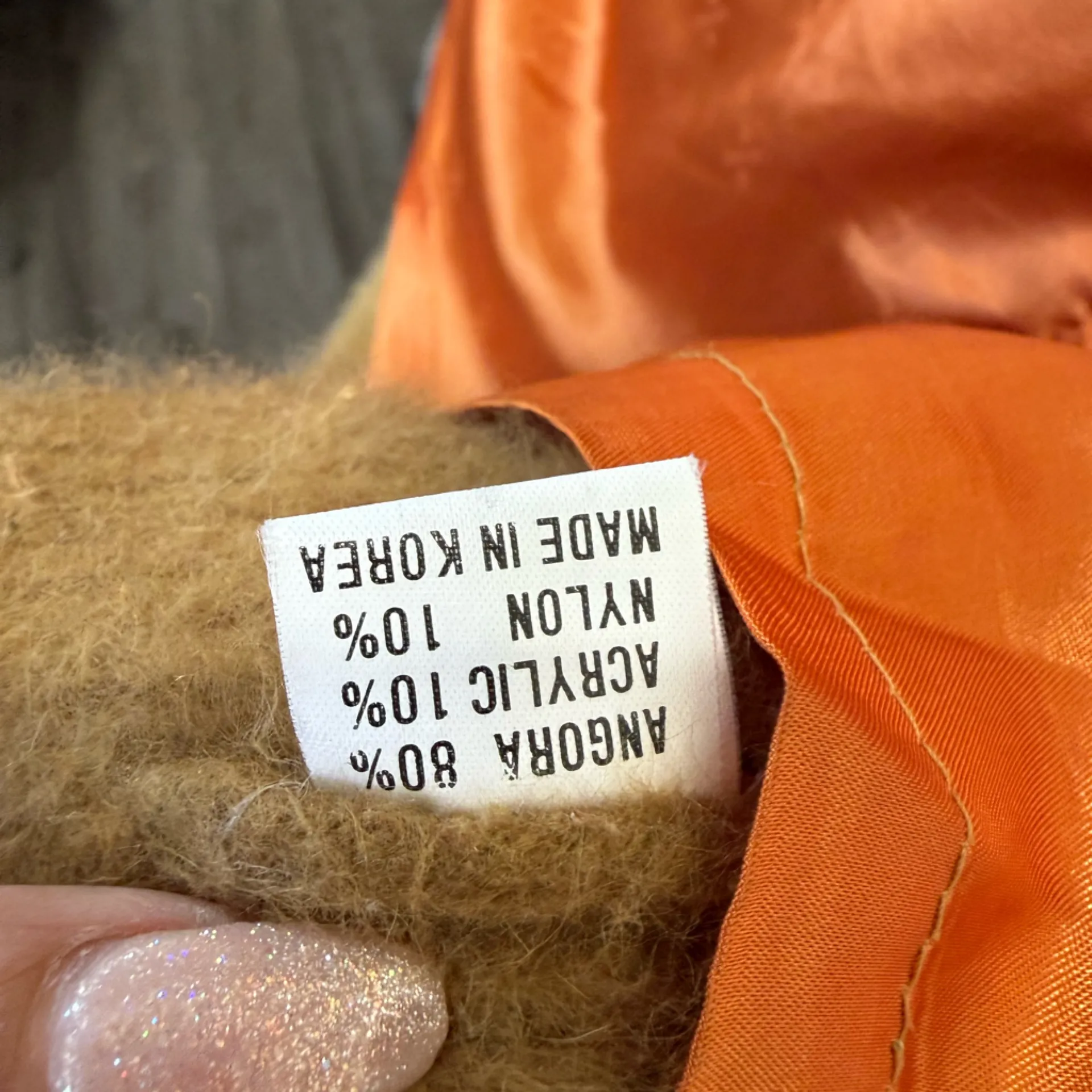 Big star Vintage Angora Blend Beaded Cardigan - Image 4