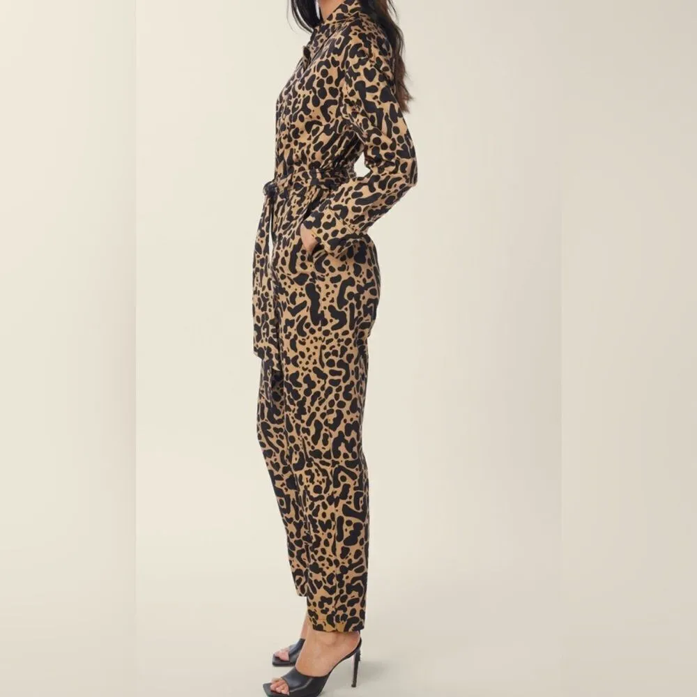 LITA by Ciara X Revolve Born Free Jumpsuit In Printed‎ Organic Cotton Sz S NWOT - Image 3