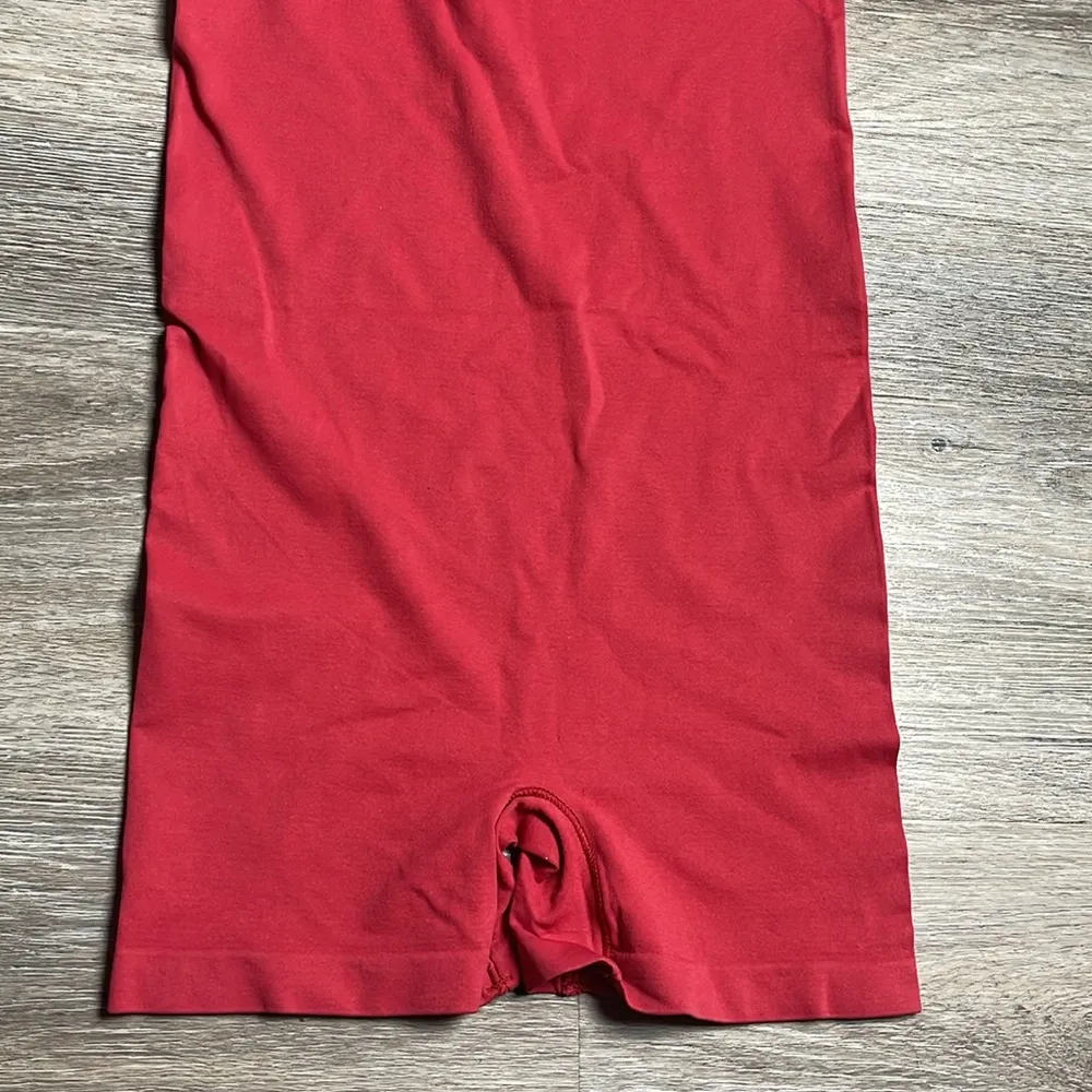 Free People Cherry Red Boy-short Bodysuit - Image 10