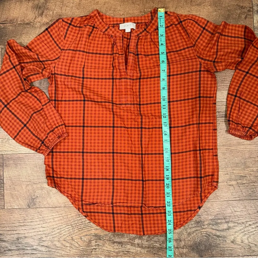 Loft Cute Flannel Top - Image 5
