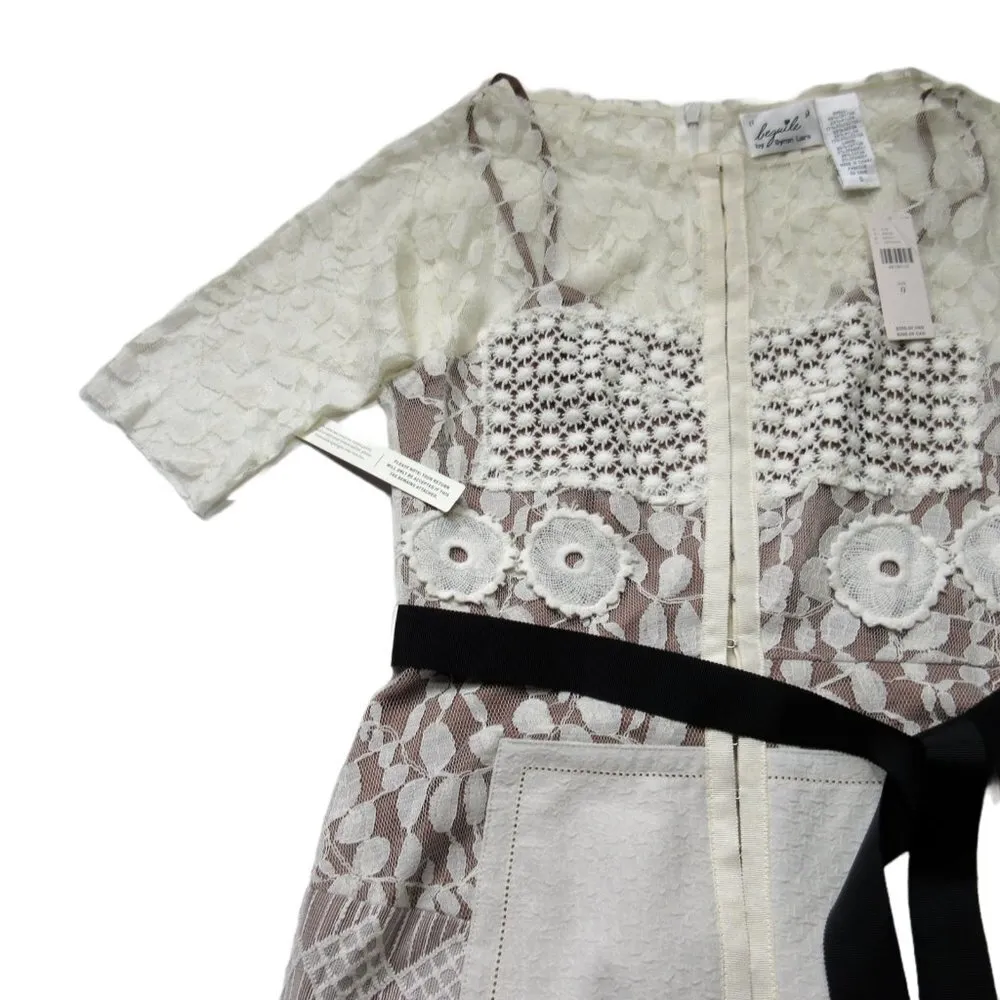 NWT Anthropologie Beguile by Byron Lars Carissima Sheath in Ivory Dress 0 $258 - Image 3