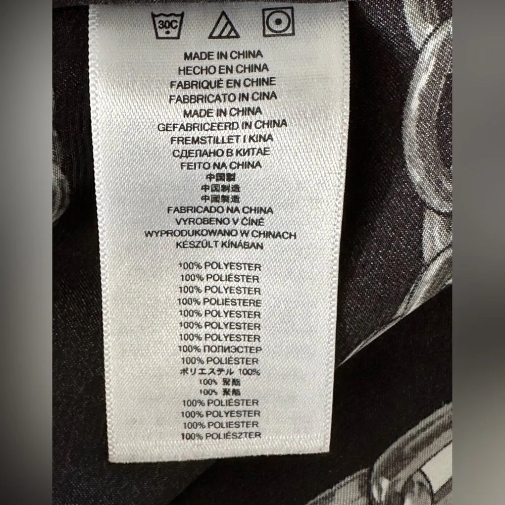 MICHEAL Kors Tunic Top‎ Batwing Sleeve Poncho Coral Black Size S/M Pink - Image 5