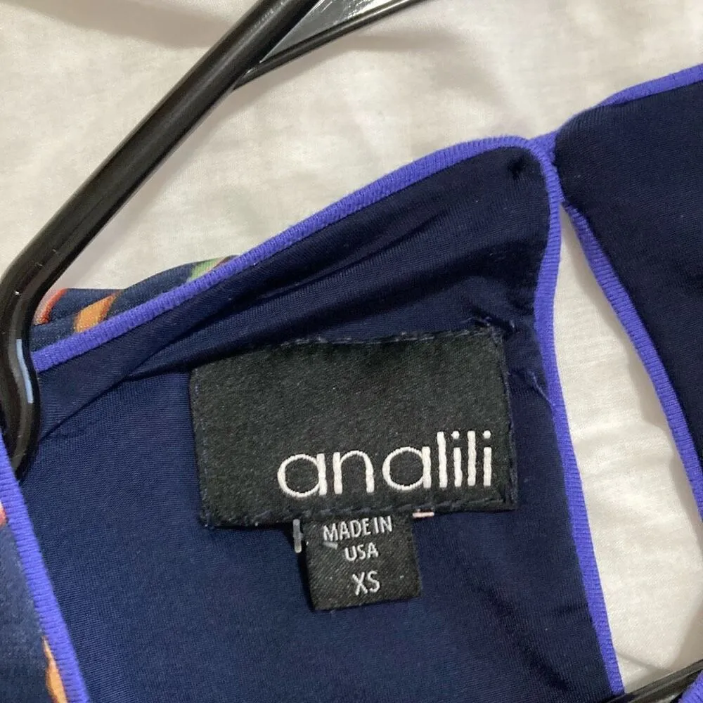 Analili‎ Original Sample Sleeveless Geometric Midi Dress Size XS - Image 11