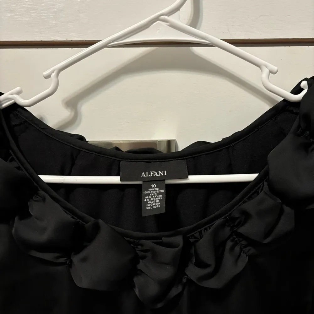 Alfani  Black Trim Tank - Image 4