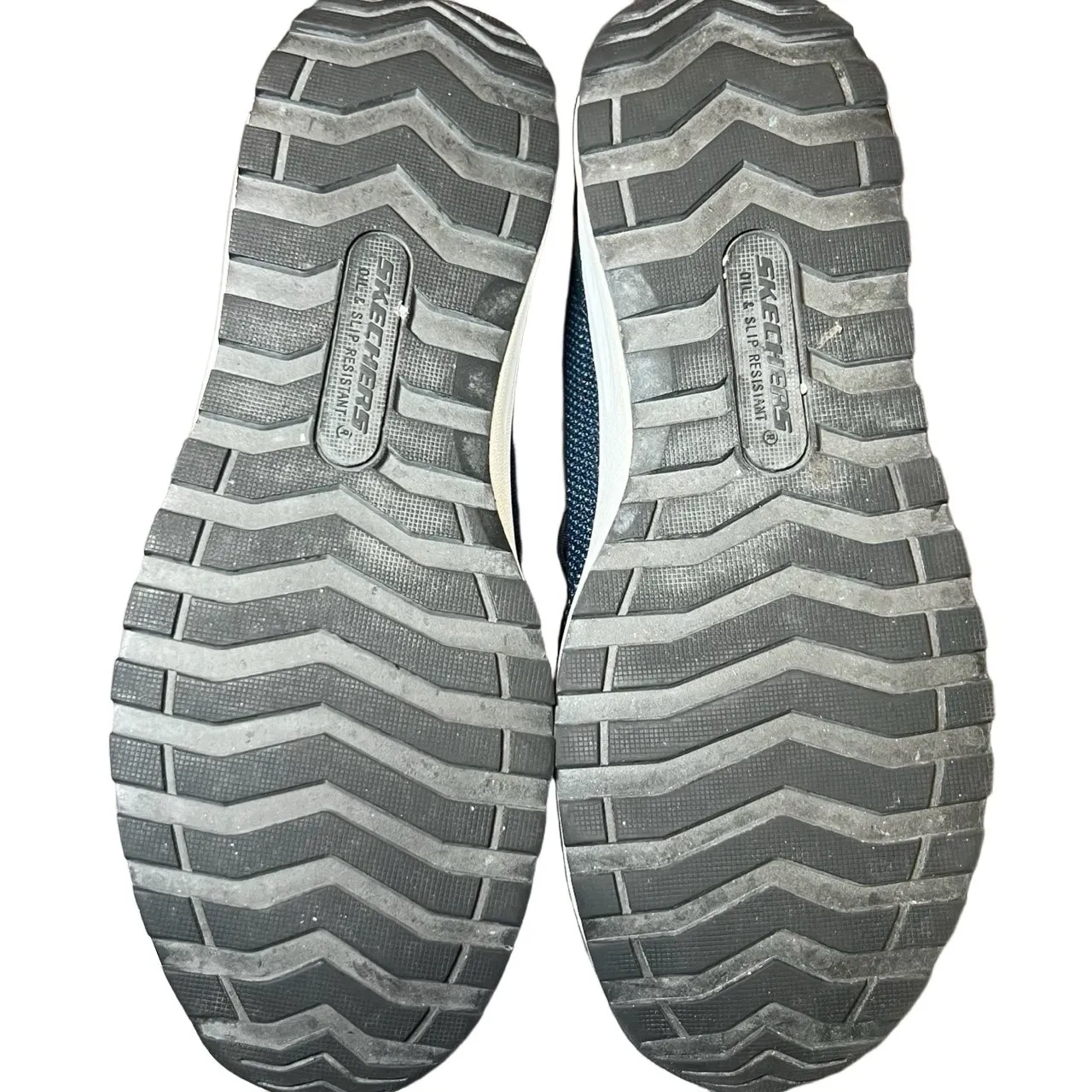 Skechers Work Shoes Womens Size 8 1/2 Steel Toe Safety Navy Blue Sneakers Safety - Image 9