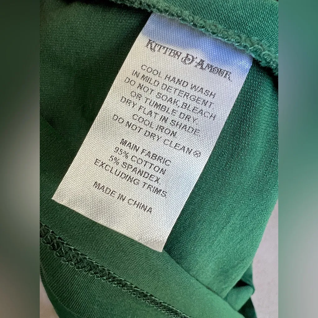 Kitten D’Amour Follies Singlet Camisole in Green Size L - Image 8