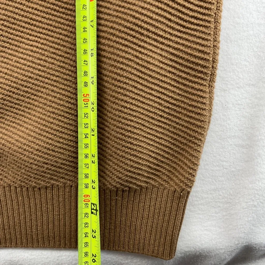 NWT Loro Piana brown women men Cashmere jumper sweater crew neck bust 40in SZ50 - Image 7