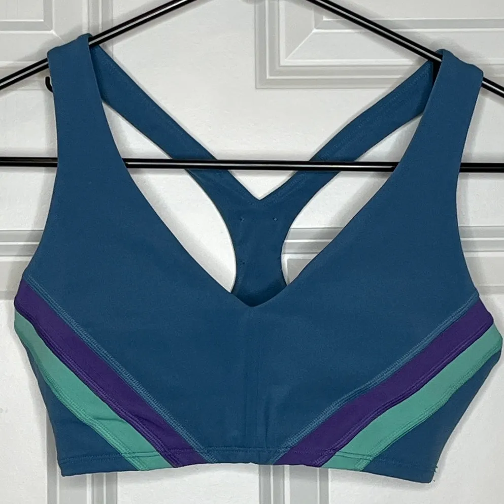 L Space Active Wyatt Tank Small‎ Blue Purple Racerback - Image 2