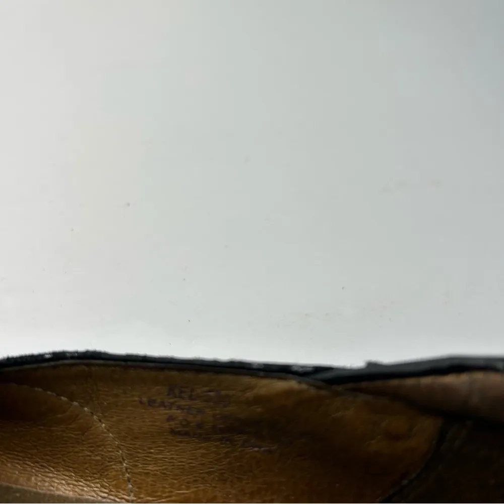 Alegria Black Textured Slip-On Shoes 41 - Image 13