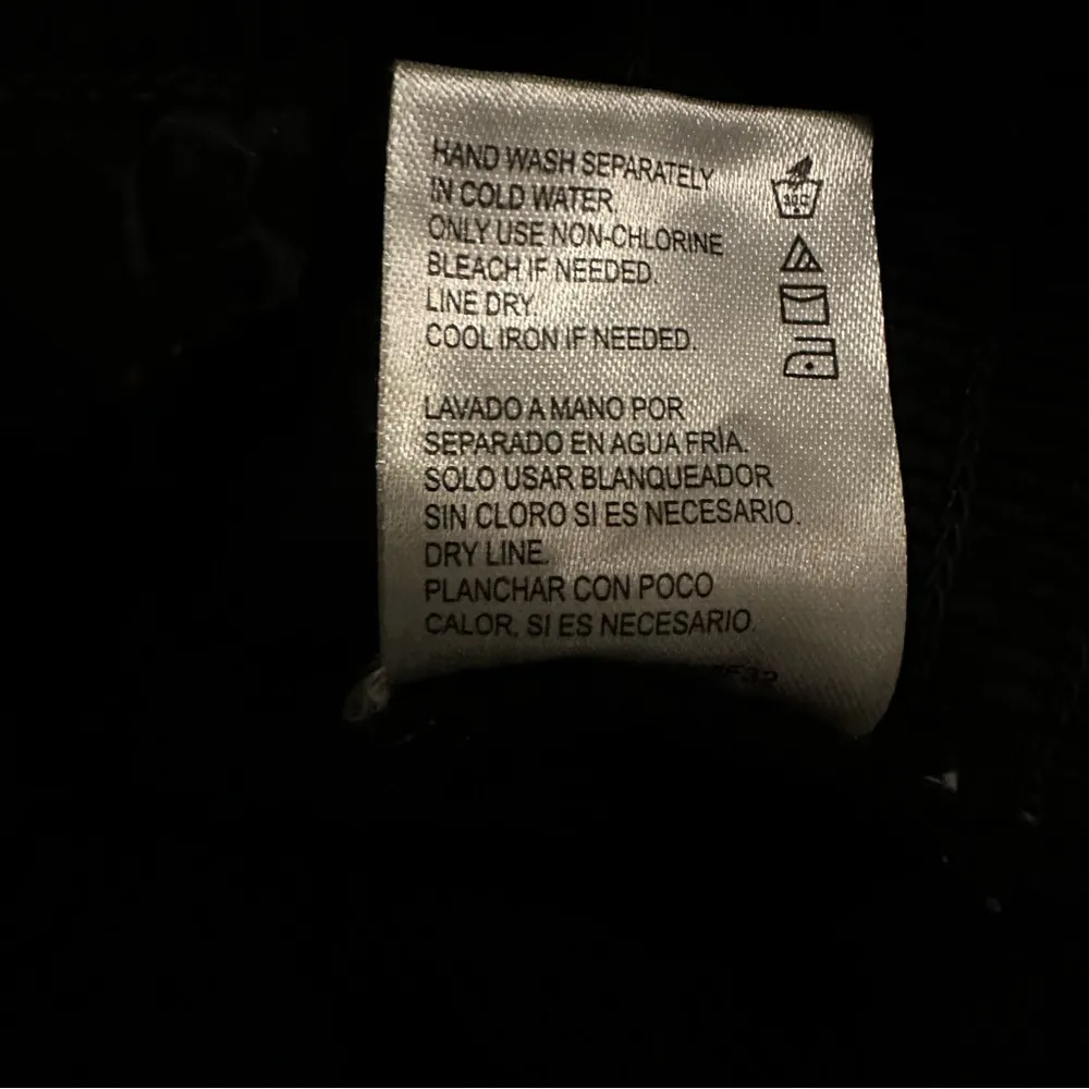 Patrons of Peace black floral crop top size M - Image 8