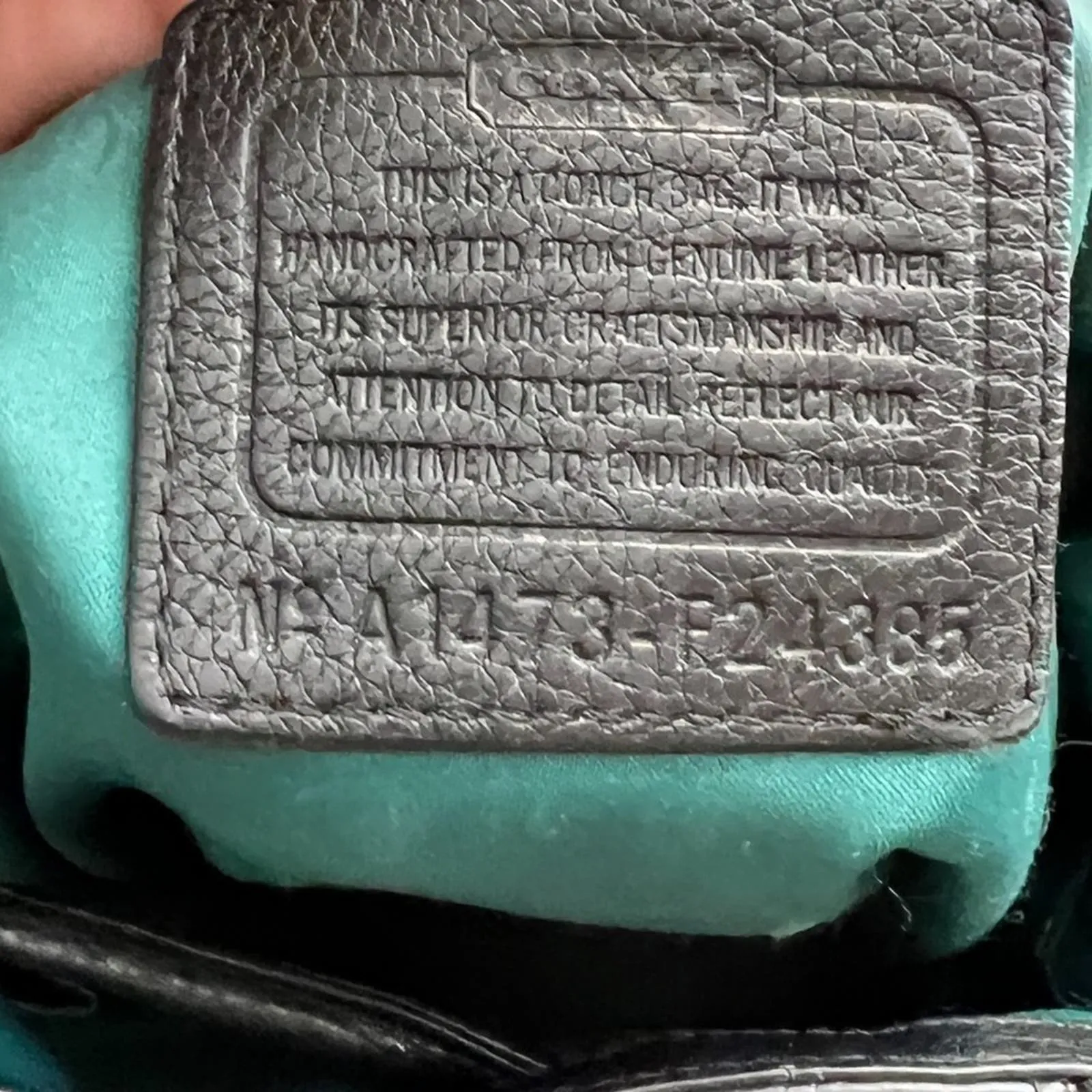 Coach  Black Leather‎ Backpack - Image 6