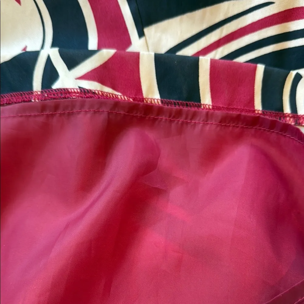 MERONA Abstract Retro Mod Sheath Dress Size 2 - Image 7