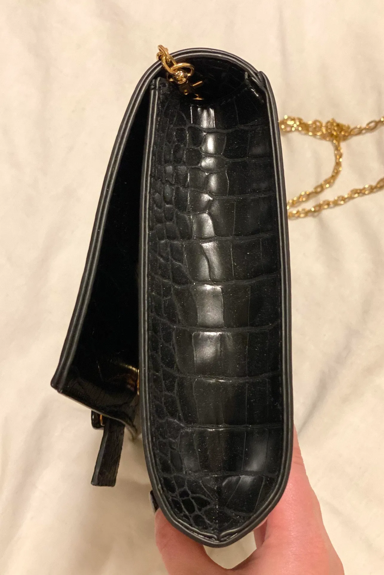 VICI Black Snakeskin Crossbody Bag  - Image 7