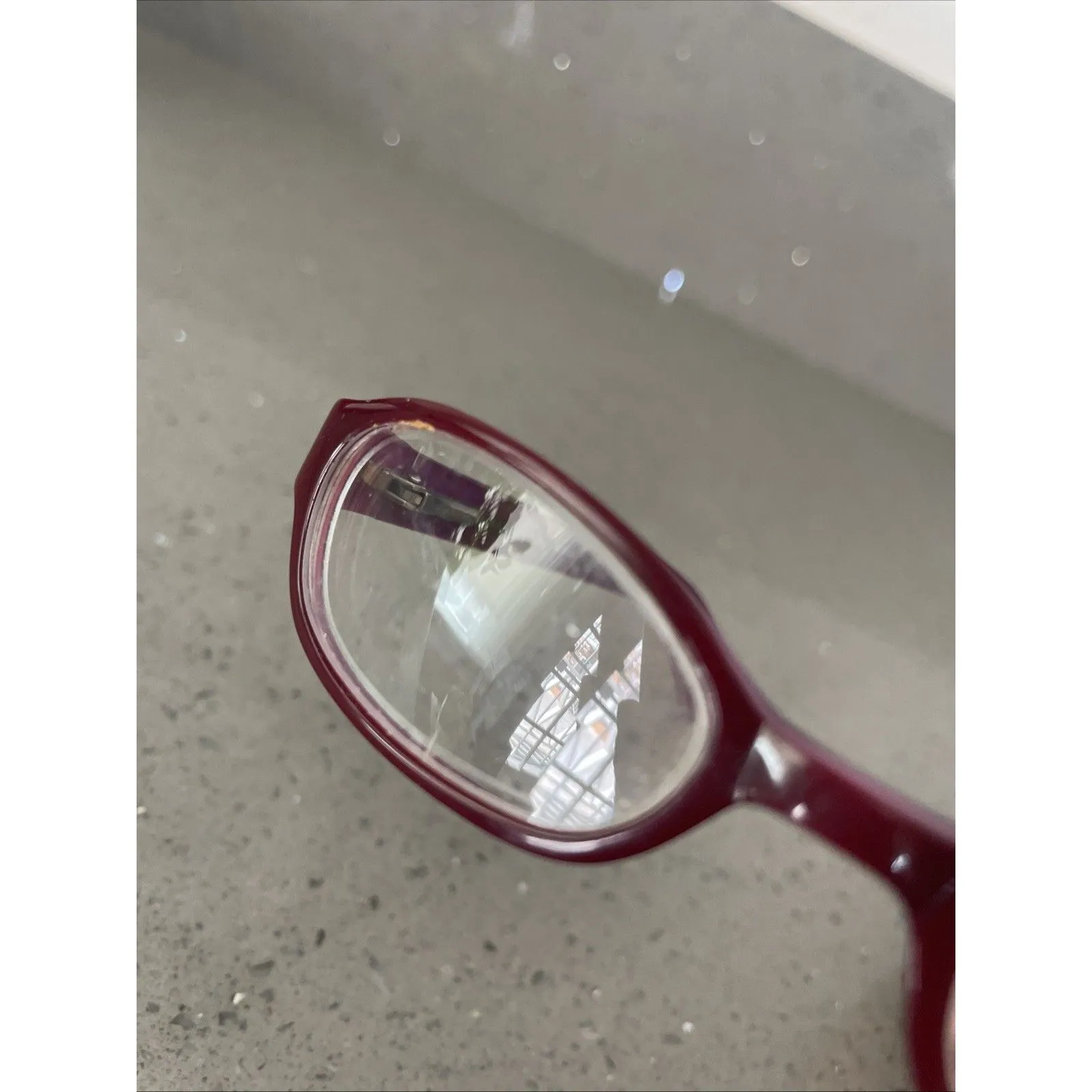 Eyeglasses Frames ONLY funky red 135 49 - Image 6