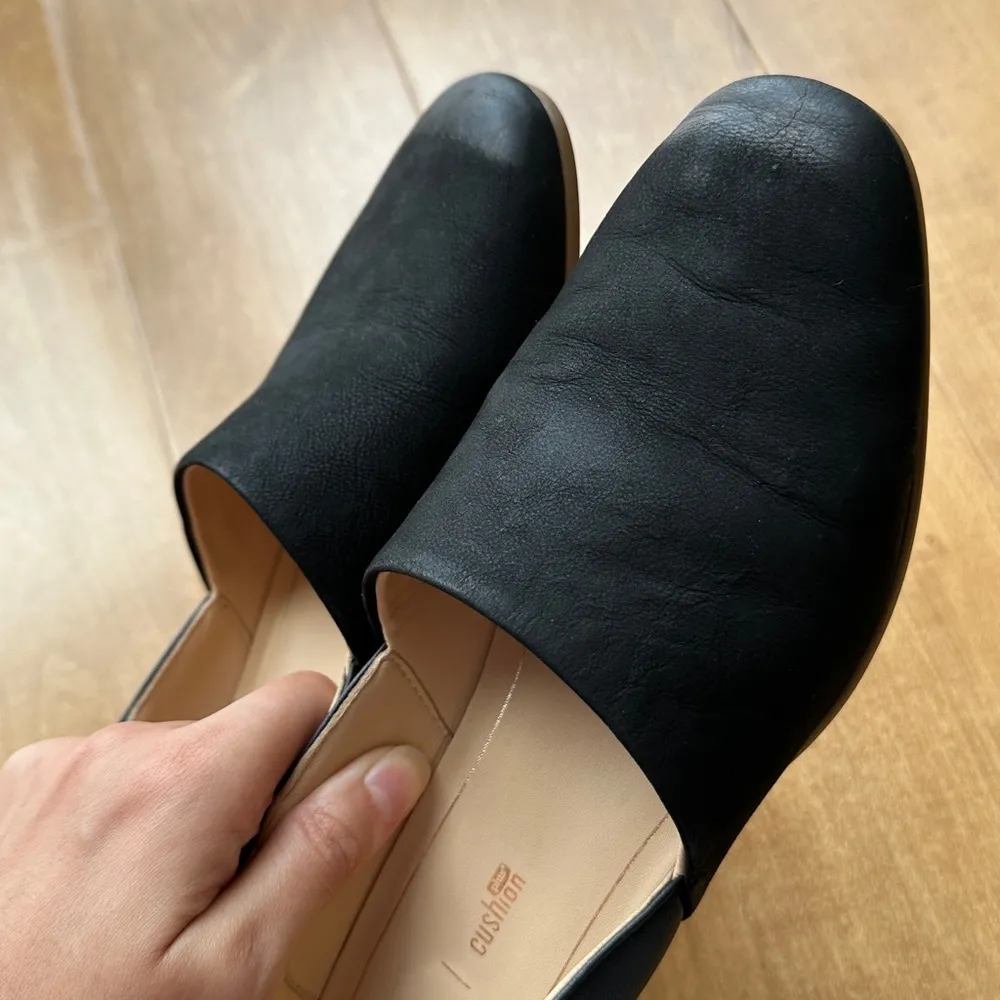 Clarks Women’s Pure Tone Shoe, Black, Mules/Leather Loafers, Size 7 - Image 14