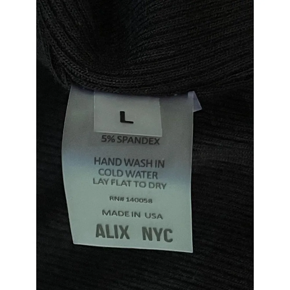 Alix NYC Milla Dress Black Womens Size Large - Image 9