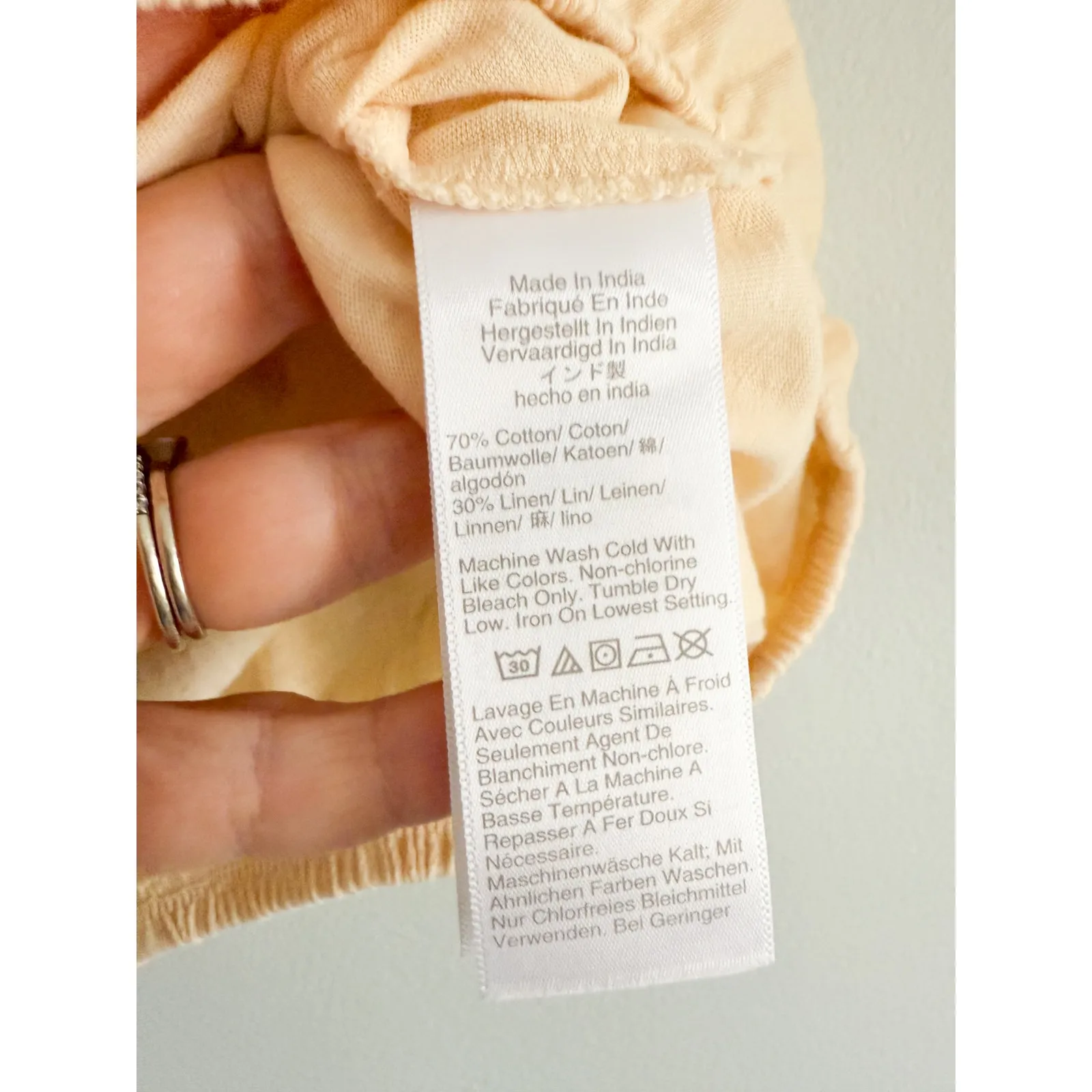 Madewell | NWT Bubble Tee in Pale Chamois Butter Yellow | Sz XS - Image 6