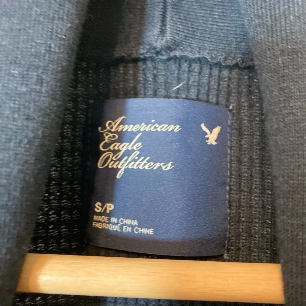 American Eagle Outfitters AEO Waffle Knit Button Front Collared Cardigan Sweater - Image 8