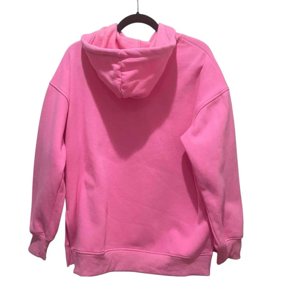 Saltywave Hoodie Pink Womens Size Medium Pullover Drawstring Kangaroo Pocket - Image 7