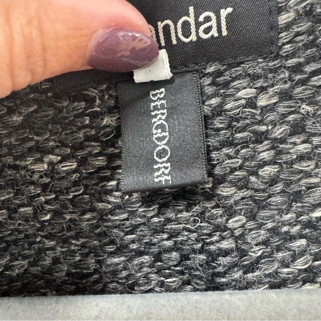 Eskandar size 1 Wool Hemp Blend Grey Boxy Open Cardigan US size Medium 10 - Image 3