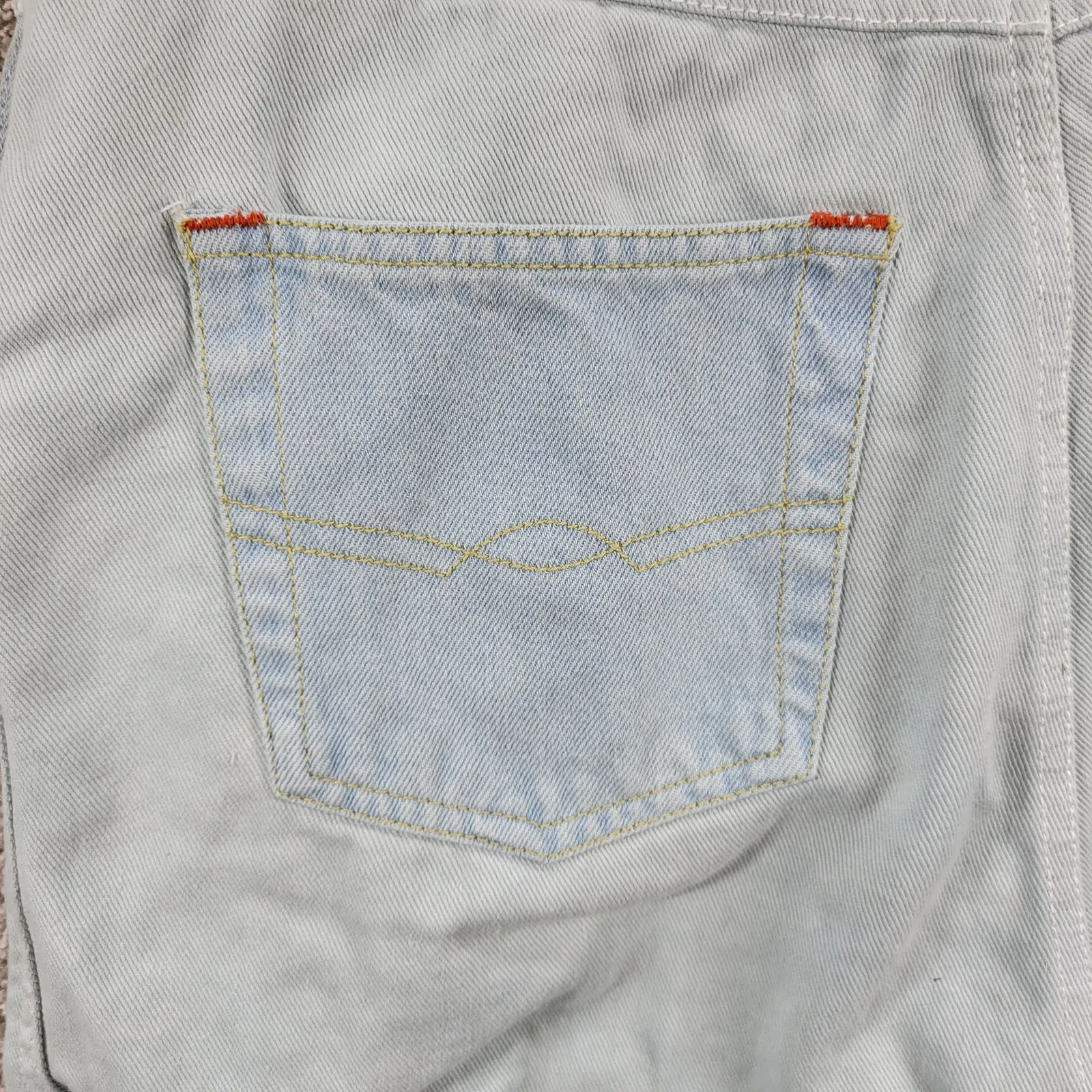 No Excuses Womens Overalls Cut Off Shorts S Blue Light‎ Wash Denim - Image 10