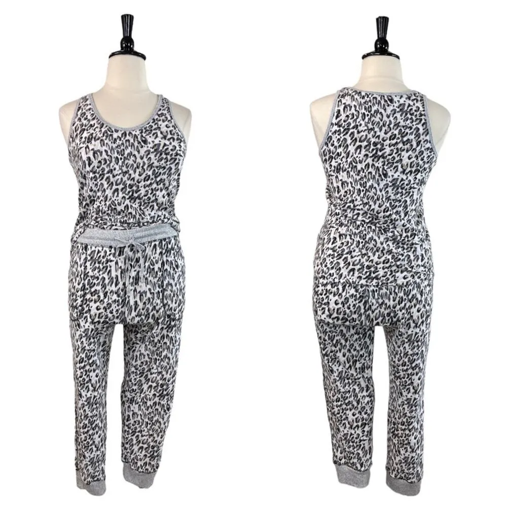 Karen Neuburger 2 Piece Lounge Pajama Tank Jogger Pant Set Women’s Size XL White - Image 4