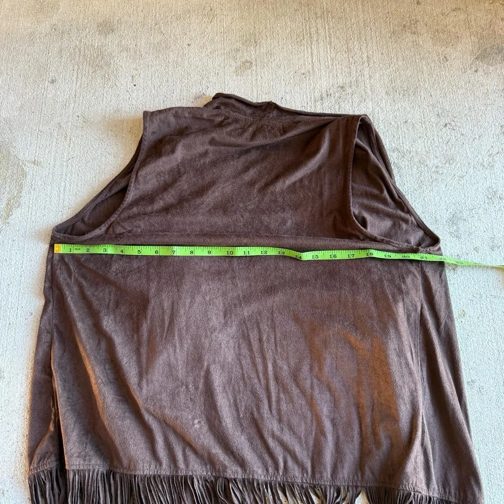 Absolutely Famous Chocolate Fringe Tunic - Image 4