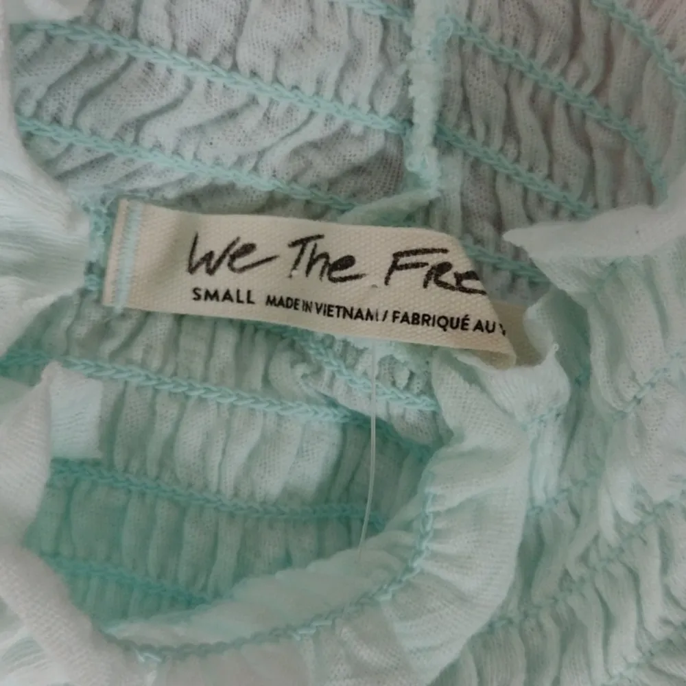 Free people iced aqua mock top size Small - Image 5