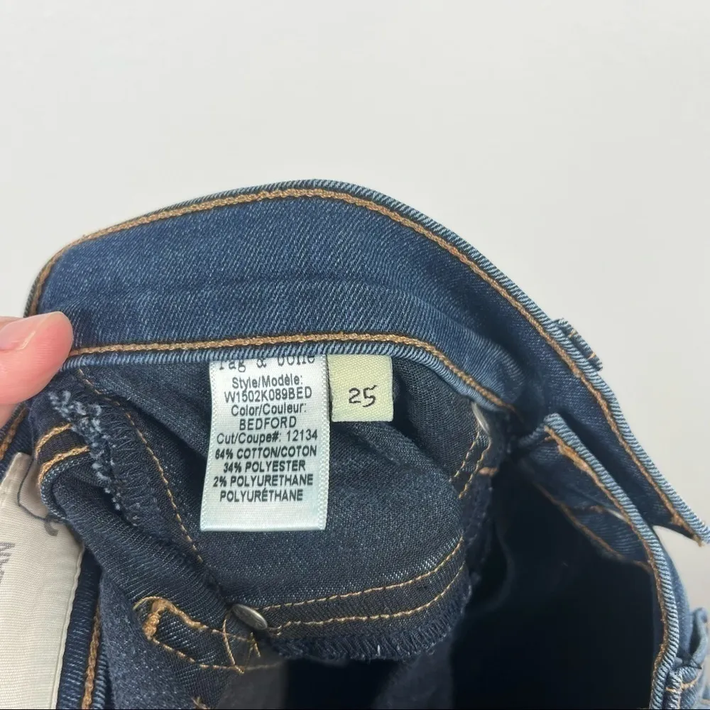 Rag & Bone Distressed‎ Skinny Jeans Sz 25 - Image 6