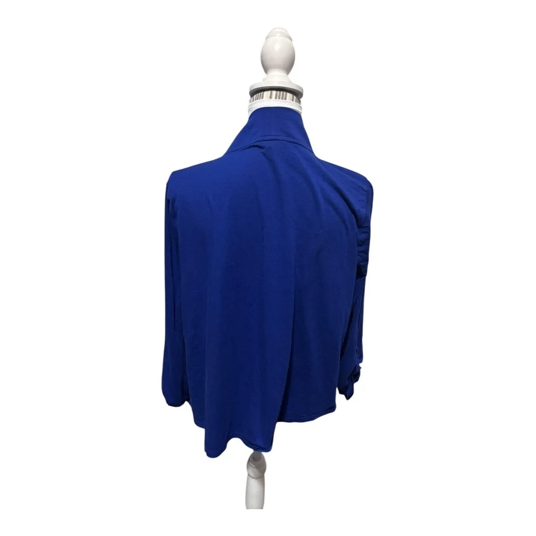 Crown & Ivy Blue Open Cardigan Size XL - Image 2