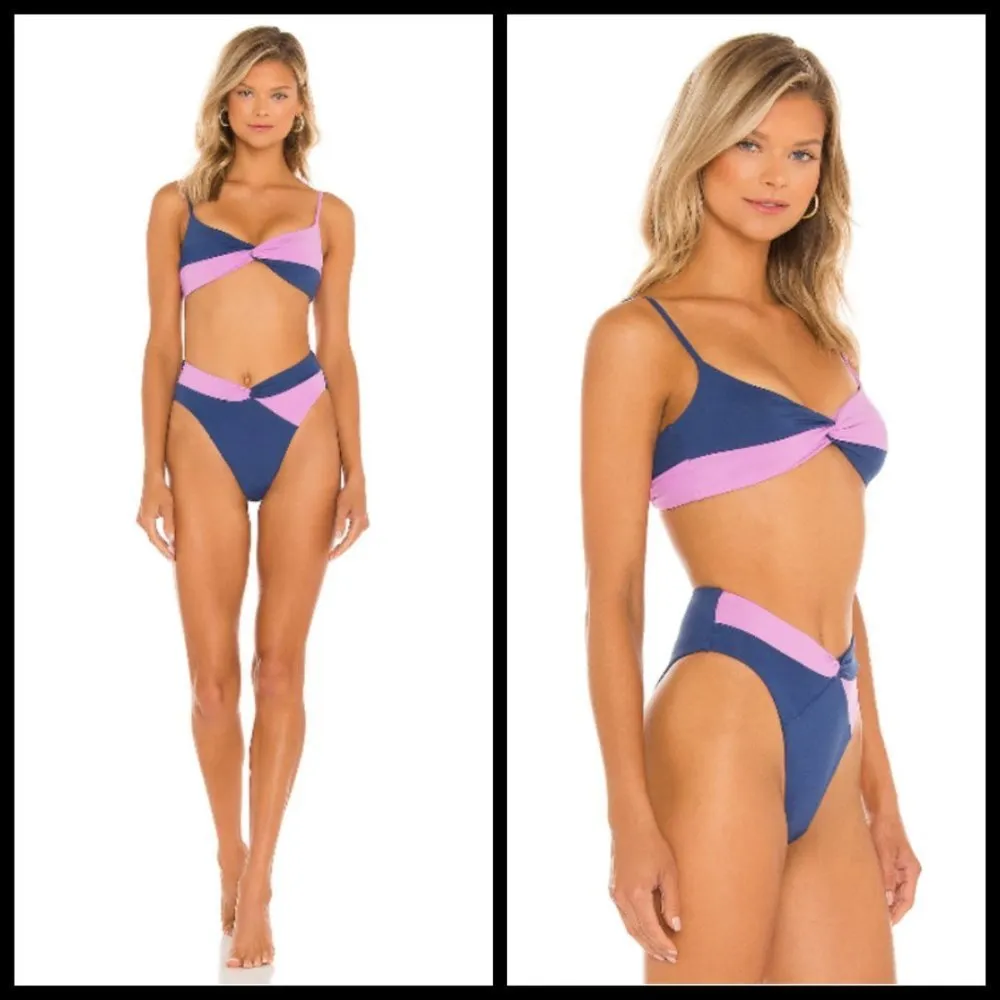 💕L*SPACE💕 Color Block Bikini (Ringo Top + Nancy Lee Bitsy Bottom) Small S NWT - Image 8